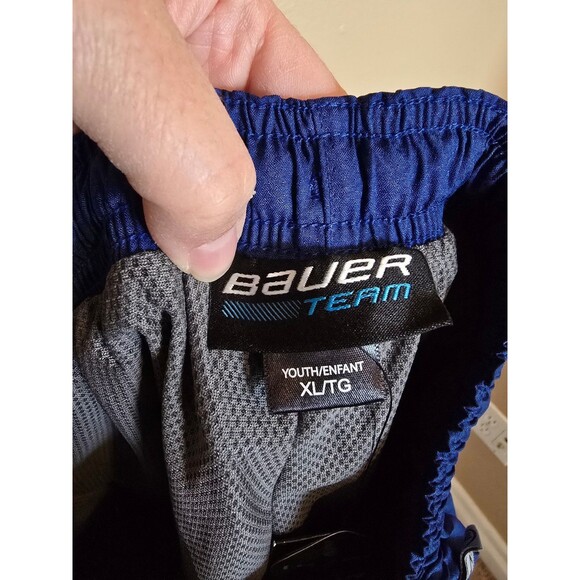 Youth size XL blue Bauer hockey wam up pants NWT - Picture 8 of 10